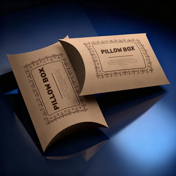 Kraft Pillow Boxes